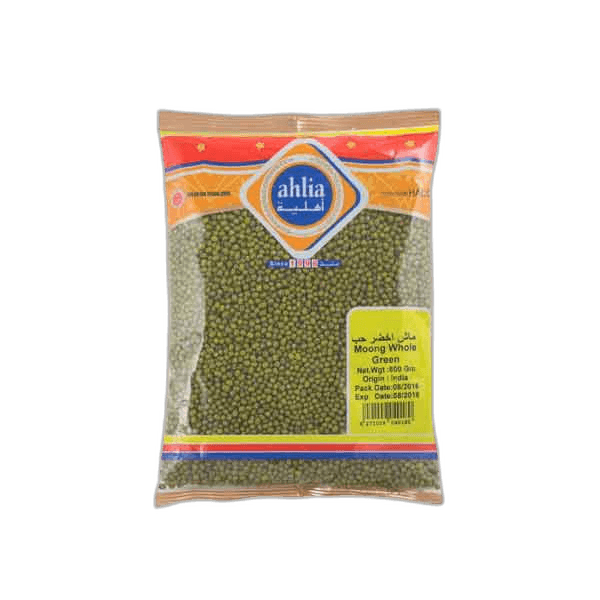 Ahlia Green Moong Whole, 800g