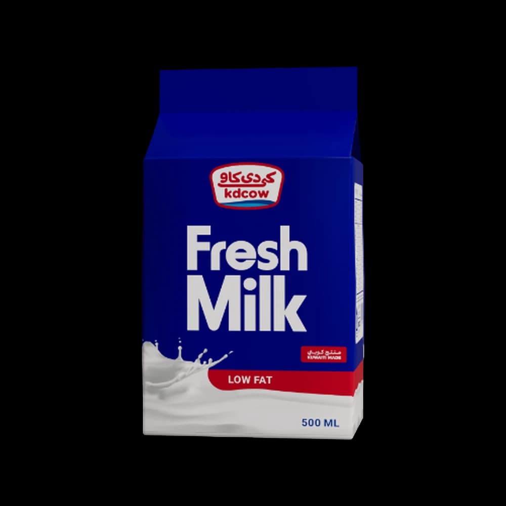 KD Cow Fresh Low Fat Milk, 500ml