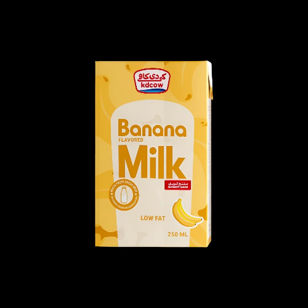 KD Cow Long Life Flavoured Milk Rich Banana 250 ml