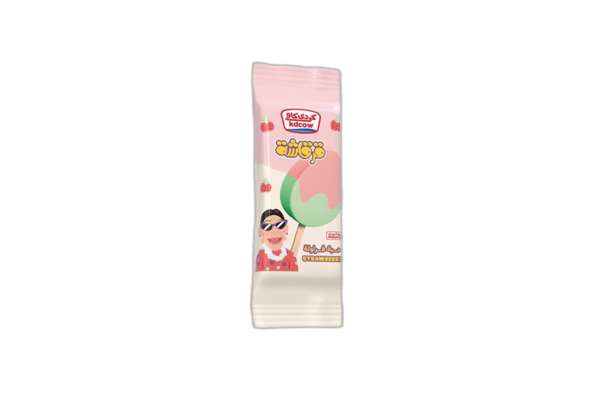 KD Cow Strawberry Ice Cream Stick, 60ml