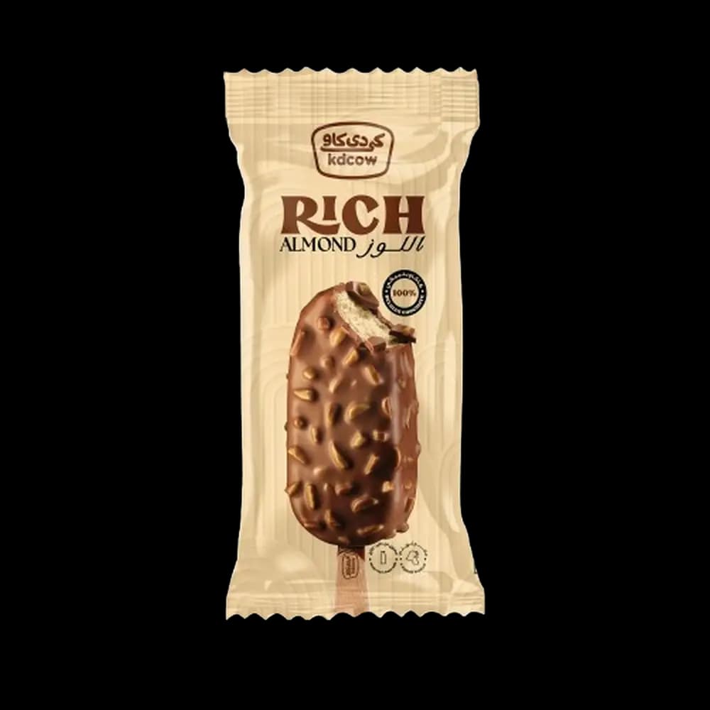 Kdcow Rich Ice Cream Almonds, 100ml