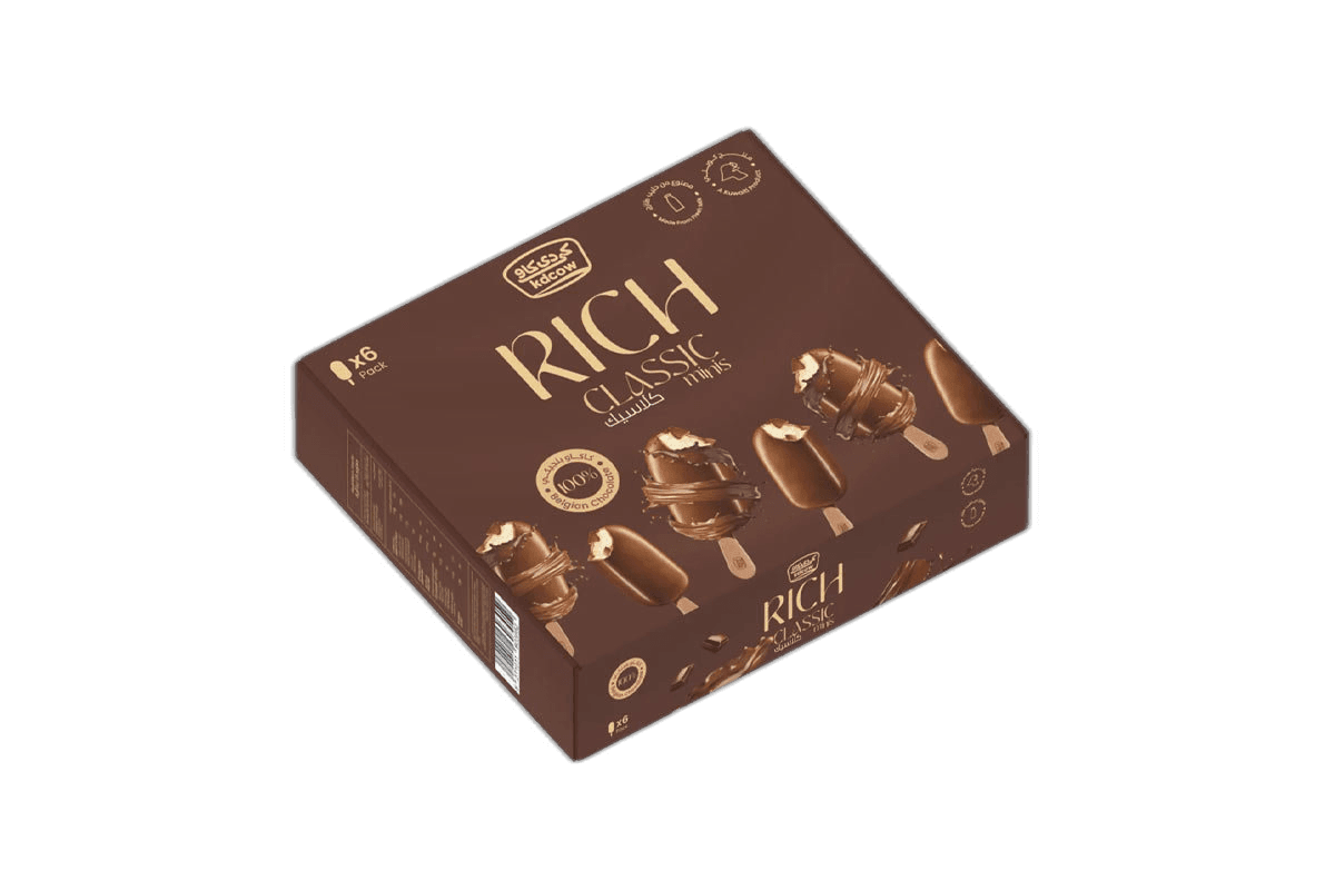 KD Cow Rich Ice Cream Classic 6 x 60 ml
