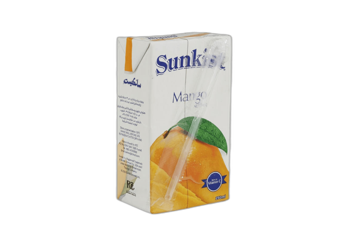 Sunkist Orange Juice, 250ml