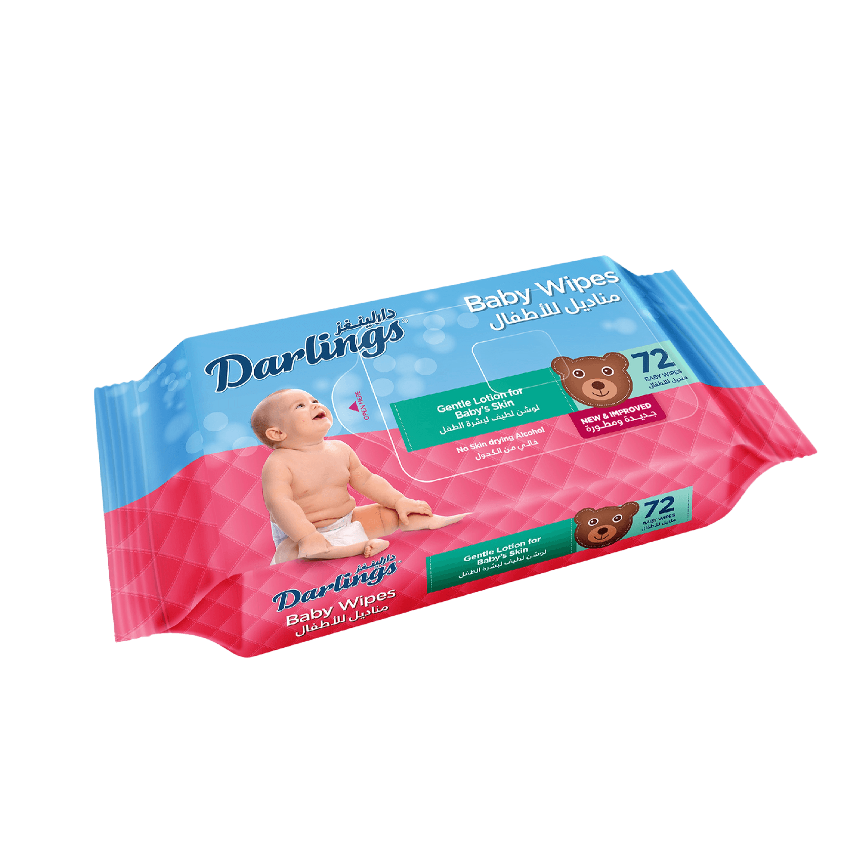 Darlings Baby Wet Wipes 72s