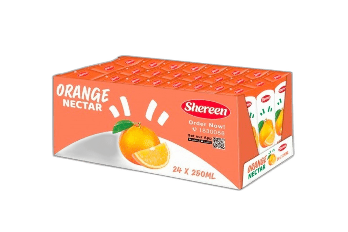 Shereen Orange Juice 24 x 250 ml