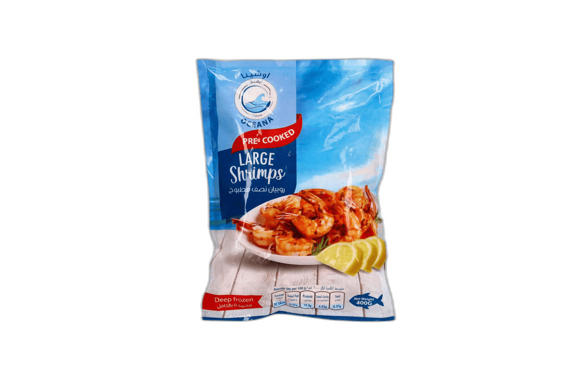 Oceana Frozen Shrimps Large, 400g