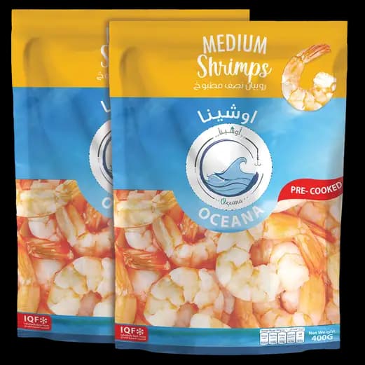 Oceana Frozen Shrimps Medium 2 x, 400g
