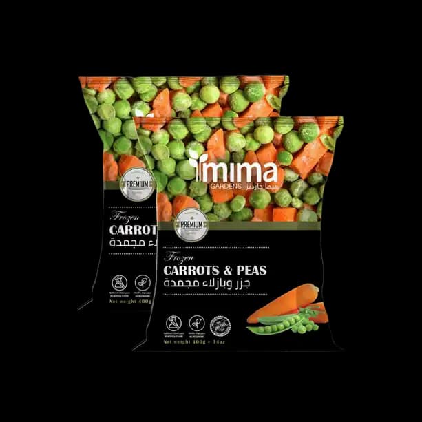 Mima Gardens Frozen Peas & Carrots 2 x, 400g