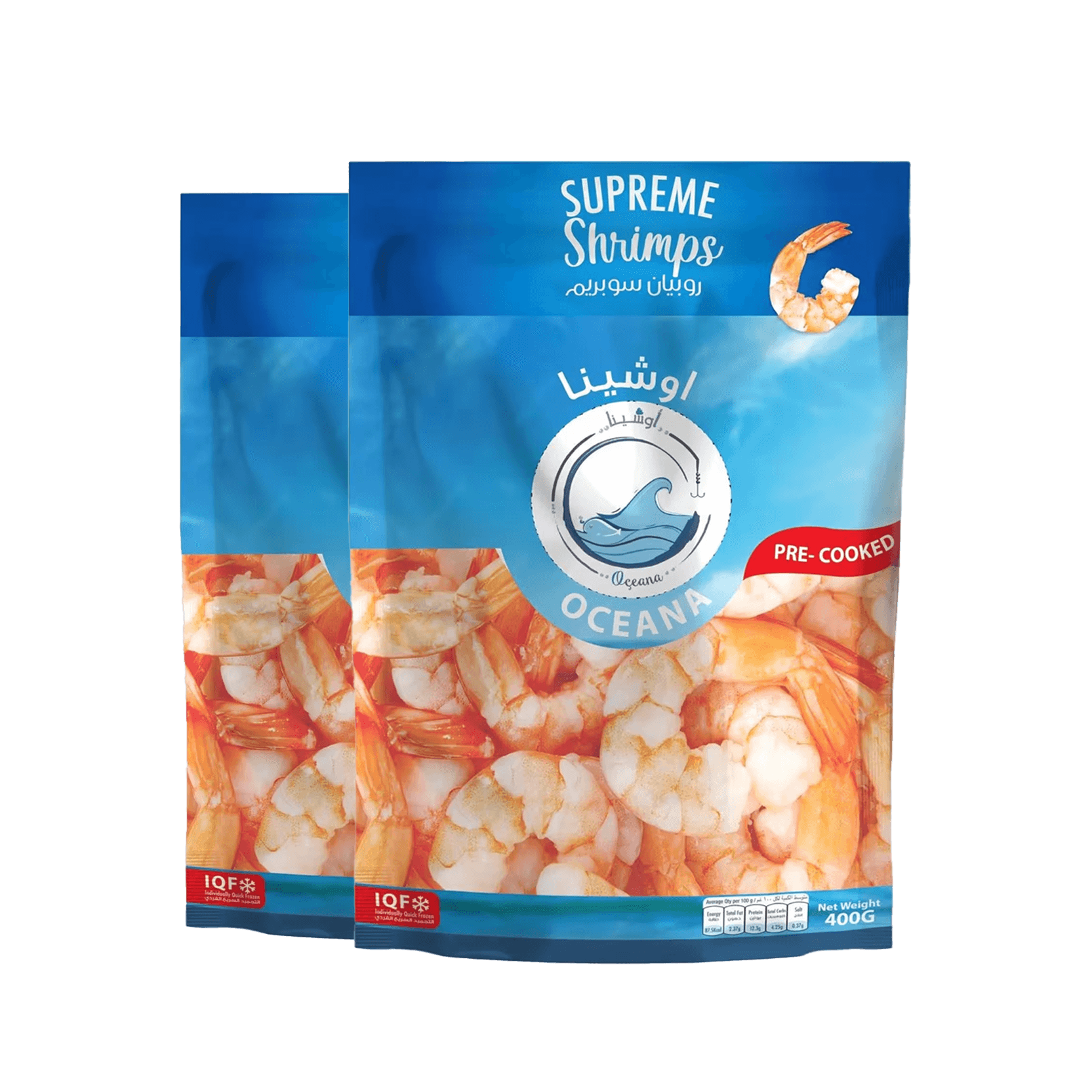Oceana Frozen Supreme Shrimps 2 x, 400g