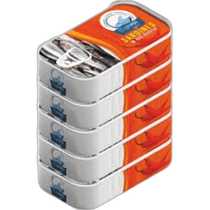 Oceana Sardine with Red Chili 5 x, 125g