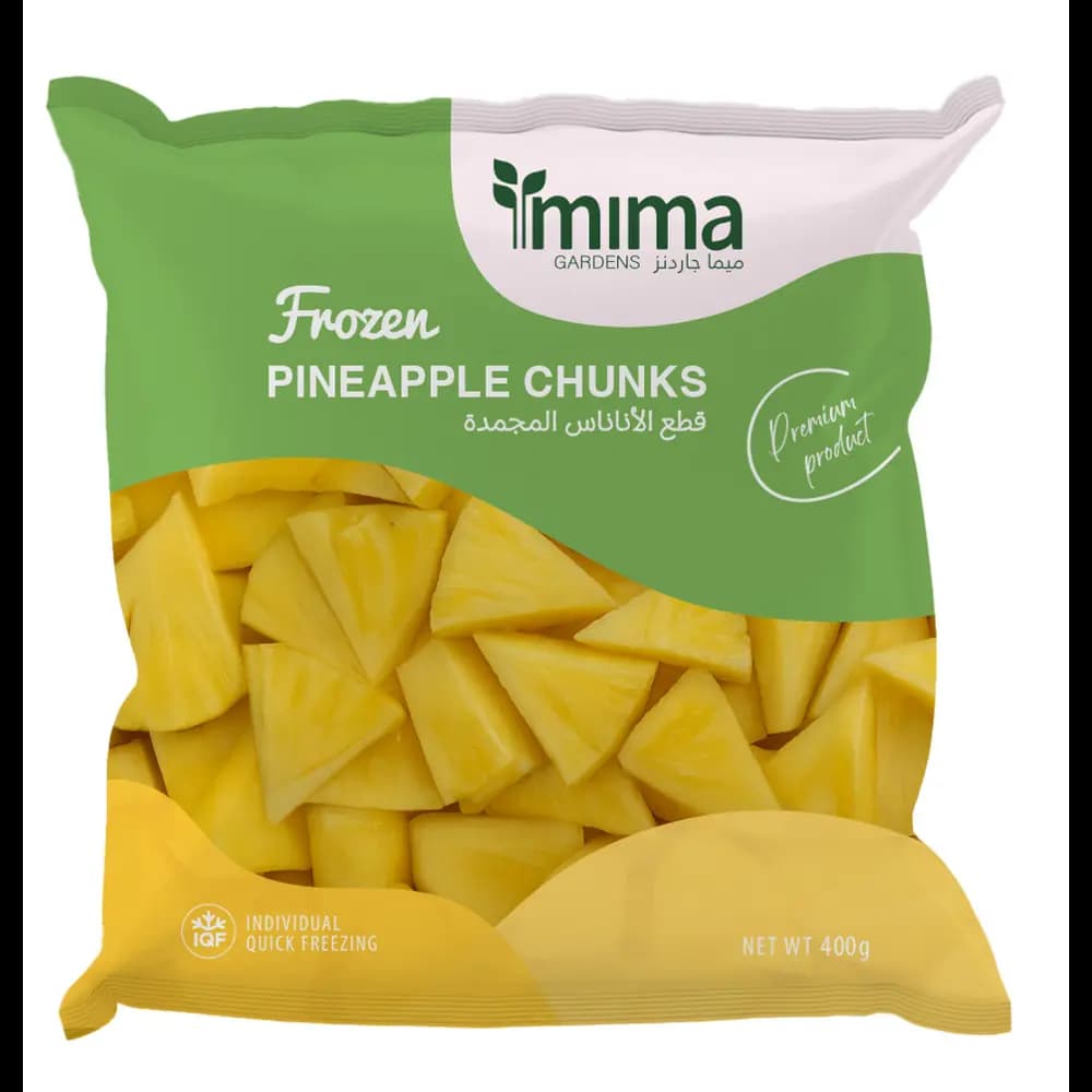 Mima Gardens Frozen Pineapple Chunk 400g