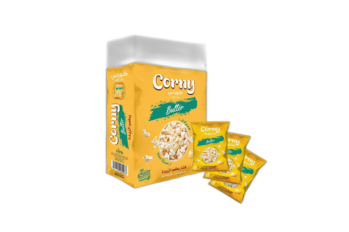 Corny Popcorn Butter Flavour 25 g x 10