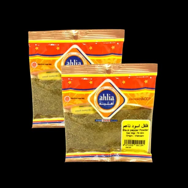Ahlia Black Pepper Powder 2 x, 75g