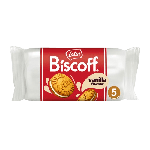 Lotus Biscoff Vanilla Sandwich Biscuits 4 x 50g