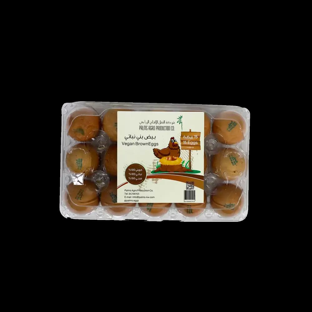 Palms Agro White Vegan Eggs 15 Pieces
