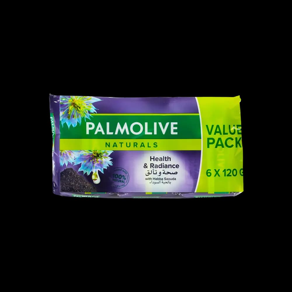 Palmolive Nat Soap Habba Saouda 6 x, 120g