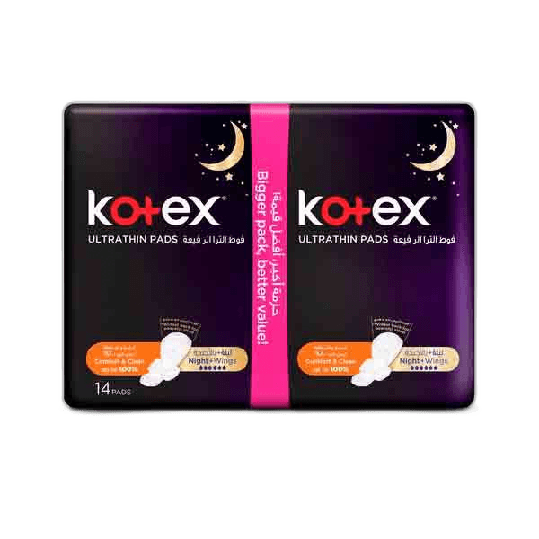 Kotex Ultra Night Time 14s