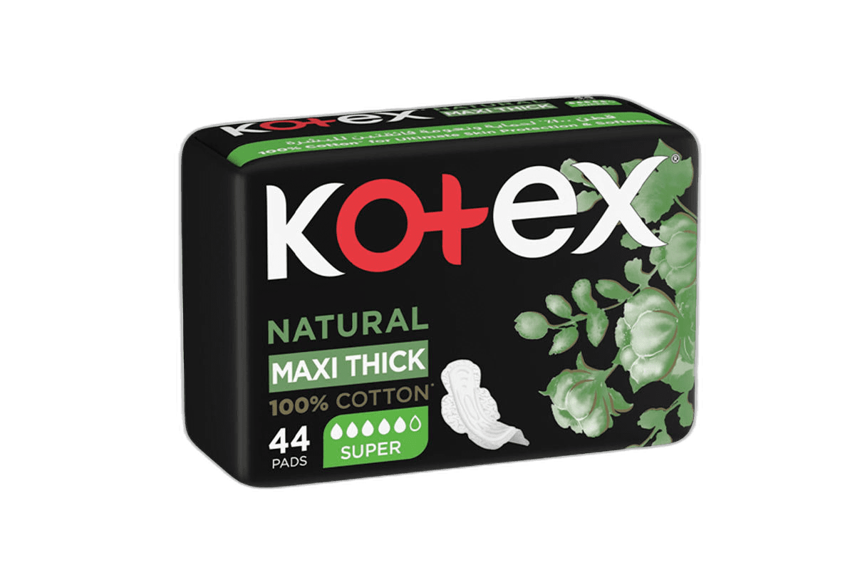 Kotex Maxi Thick Natural 44s