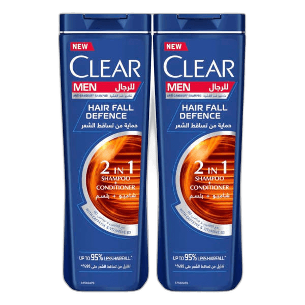 Clear Hair Fall Defense Shampoo 2 x 400 ml