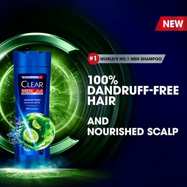 Clear Shampoo Shower Fresh, 400ml