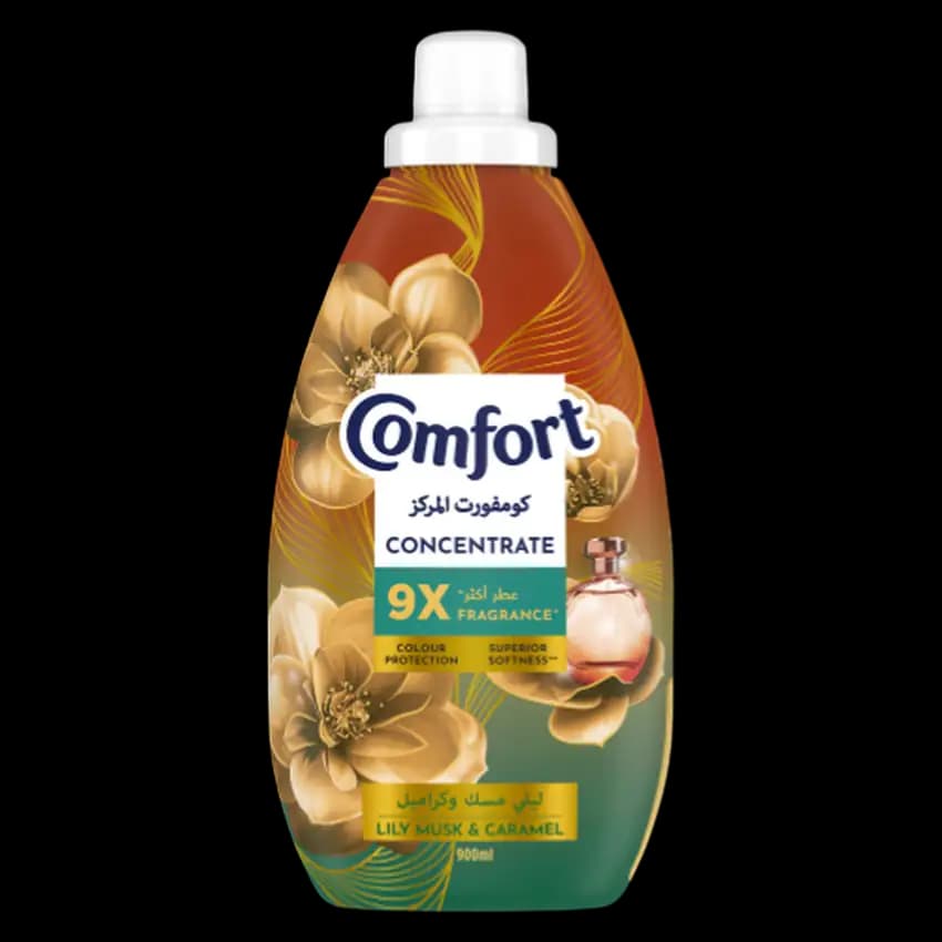 Comfort Lily Musk Caramel Fabric Softener 900ml