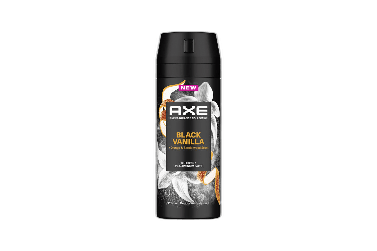 Axe Men Deodorant Body Spray Black Vanilla 150 ml