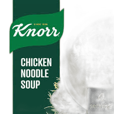 Knorr Chicken Soup Noodles 4 x, 60g + POT