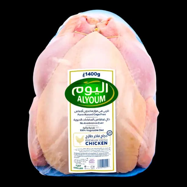 Almarai Alyoum Whole Chicken Prem, 1400g