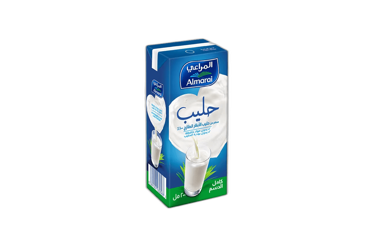 Almarai Added Vitamins UHT FF Milk 200 ml