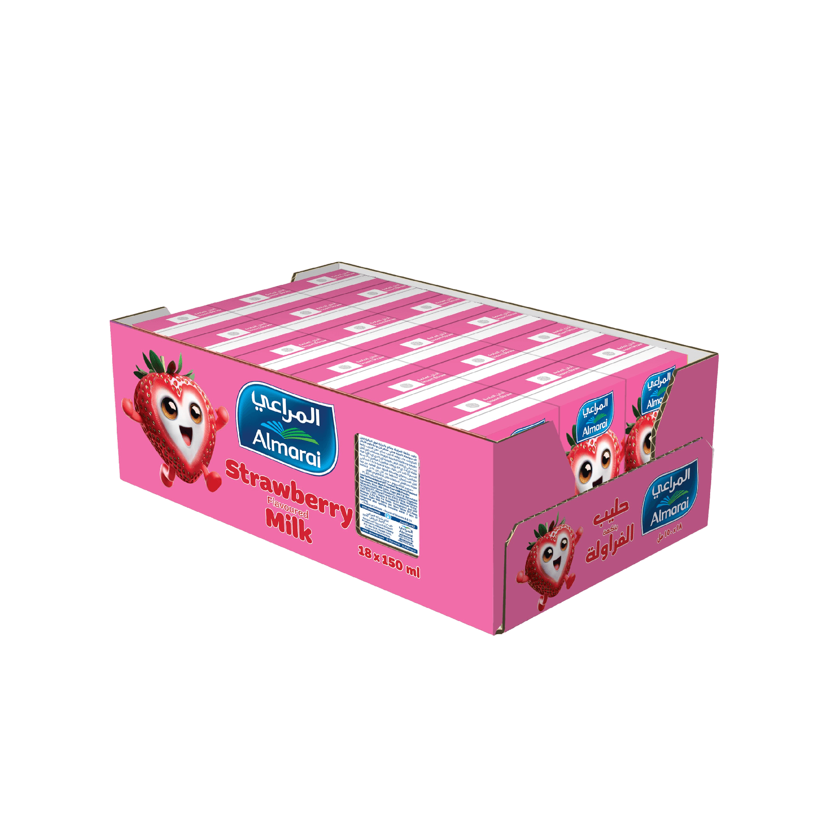 Almarai Strawberry UHT Milk 18 x 200 ml