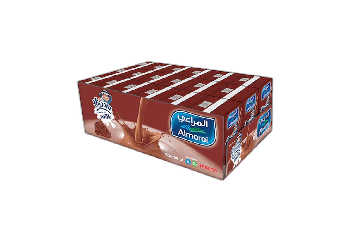 Almarai UHT Milk Chocolate Nijoom 18 x 150 ml