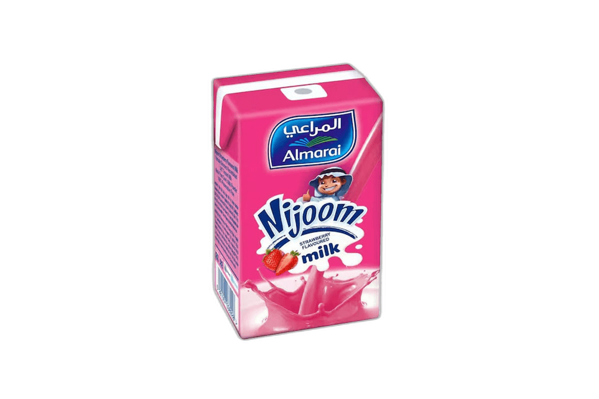 Almarai UHT Milk Strawberry Nijoom 150 ml