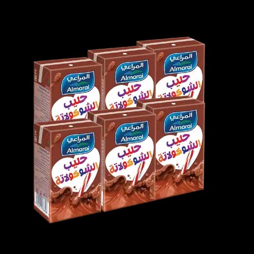Almarai UHT Milk Chocolate Nijoom 6 x, 150ml
