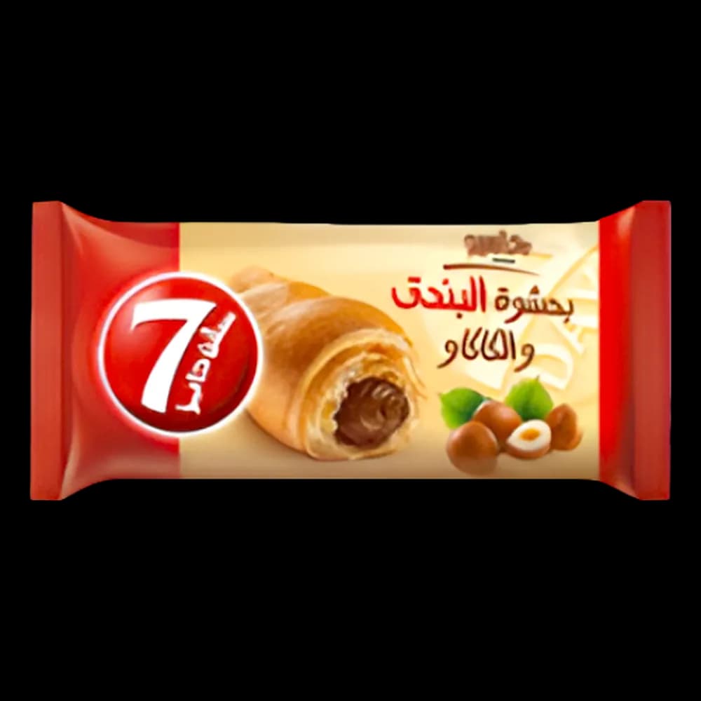 7 Days Jumbo Hazelnut & Coca Croissant, 100g