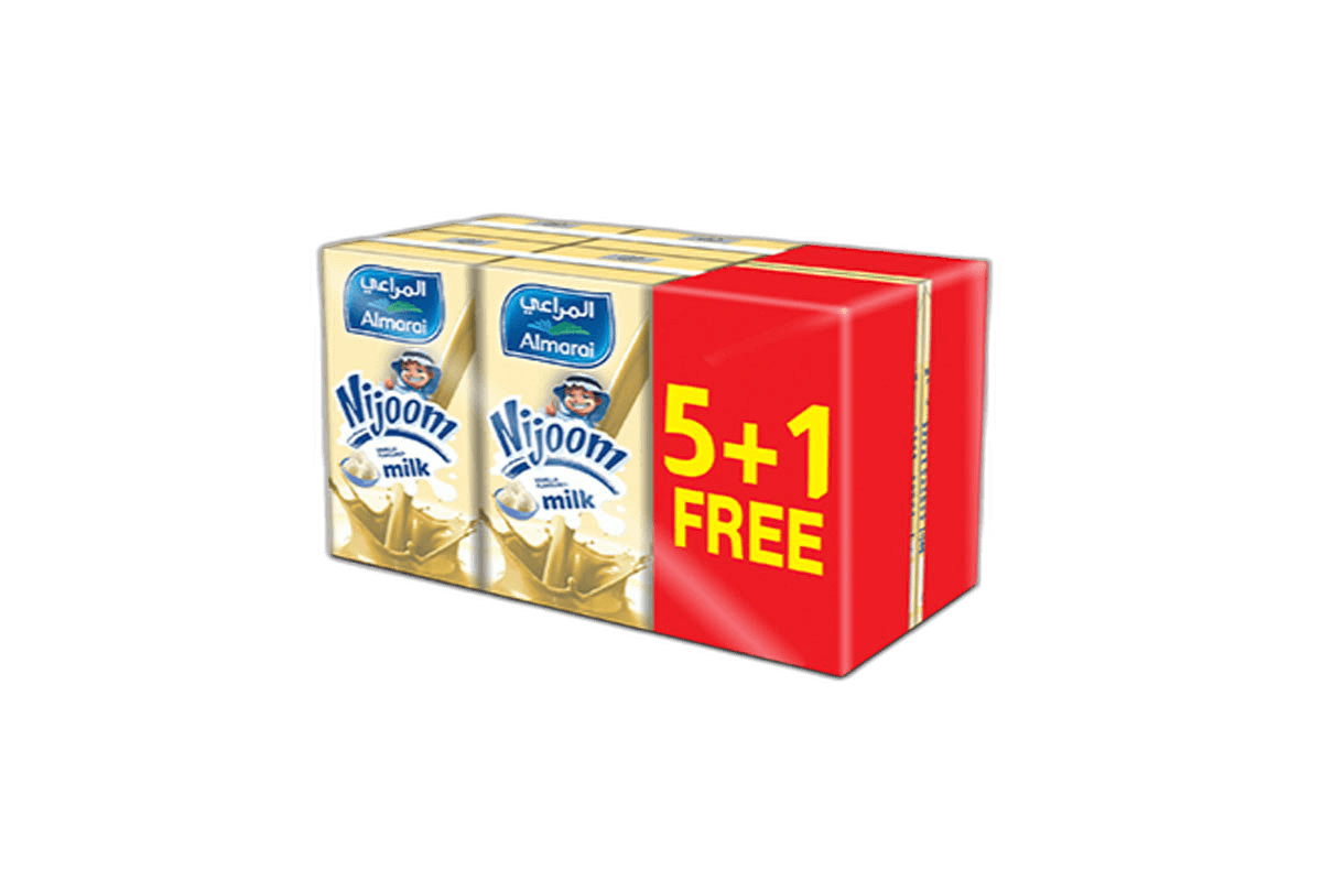 Almarai Nijoom Vanilla UHT Milk 6 x 150 ml