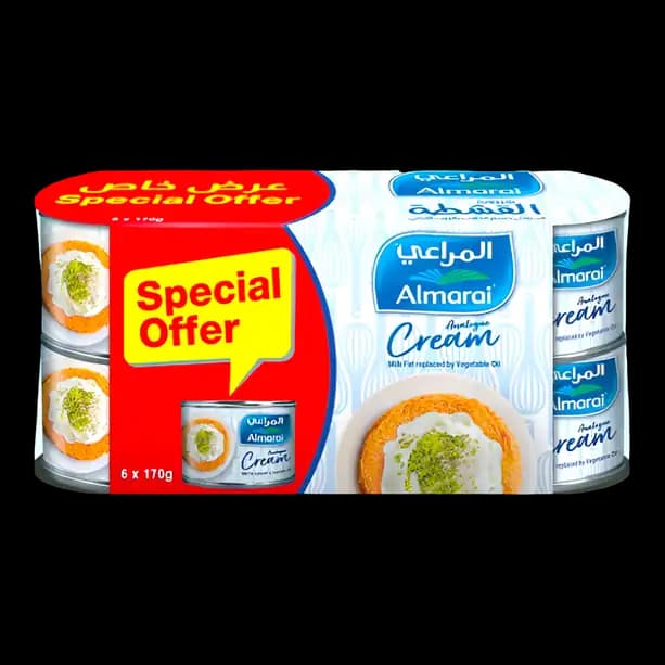 Almarai Long Life Cream FF 6 x, 170g