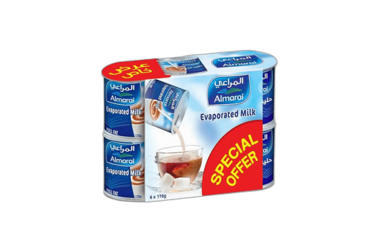 Almarai Evaporated Milk 6 x 170 g