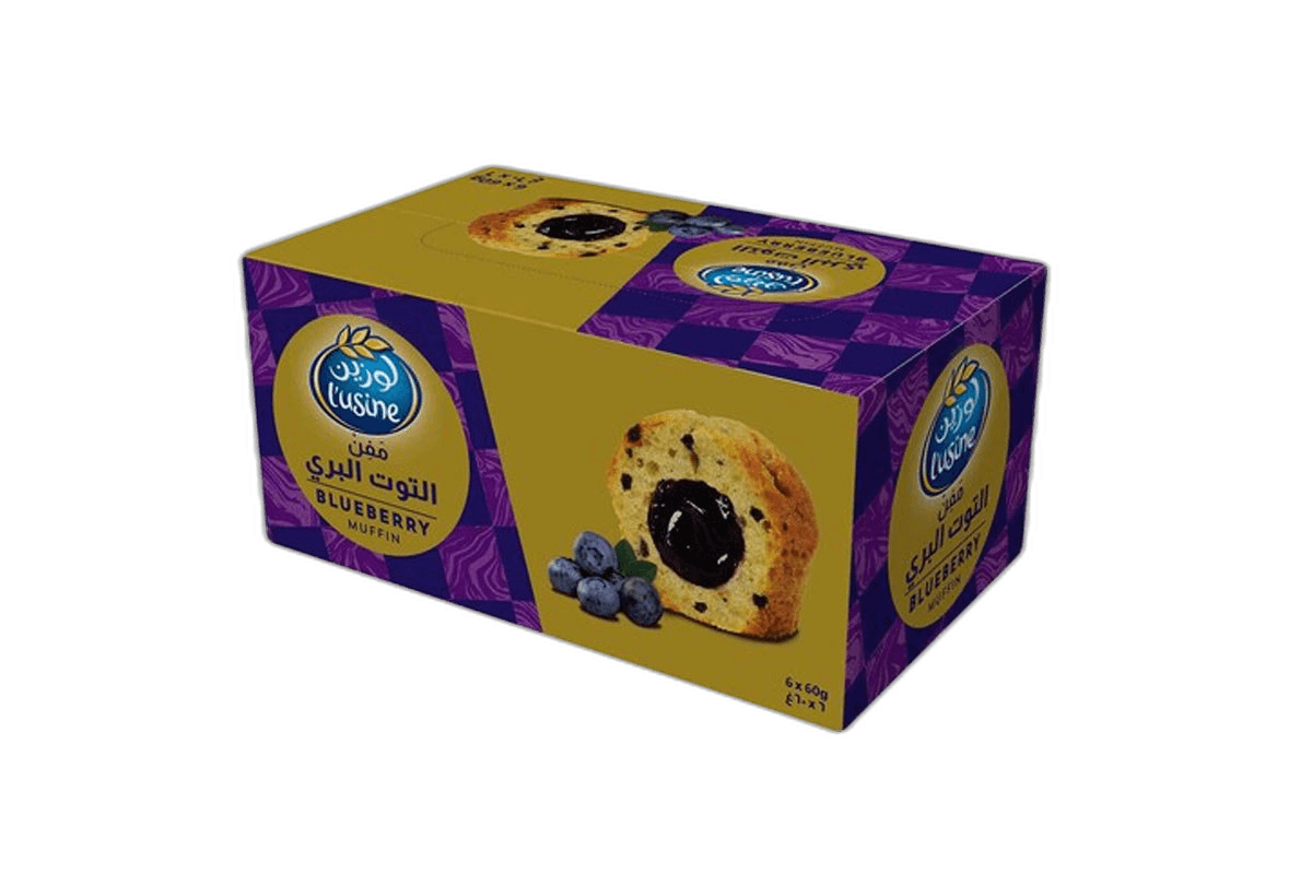 Lusine Blueberry Muffin 60 g x 6