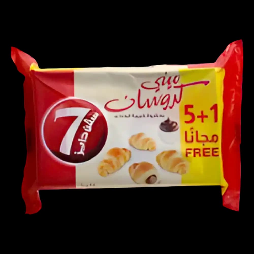 Almarai 7 Days Croissant Mini Chocolate 6 x, 44g