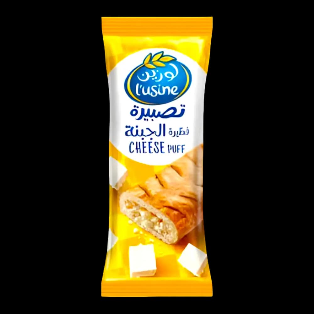 Almarai Lusine Puff Cheese Non Yeasted, 80g