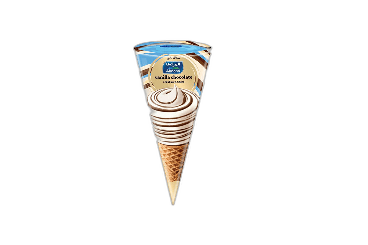 Almarai Vanilla Strawberry Ice Cream Cone 120 ml