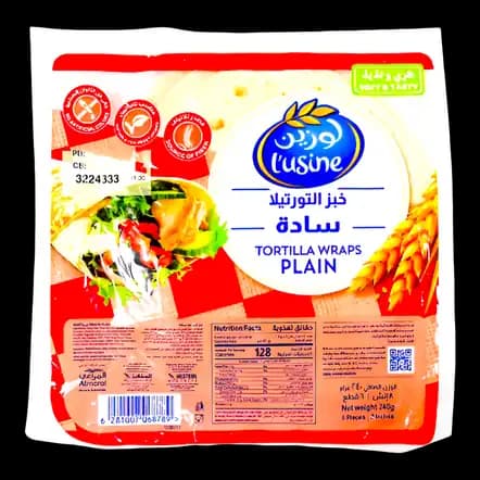 Lusine Tortilla Wrap Plain, 240g