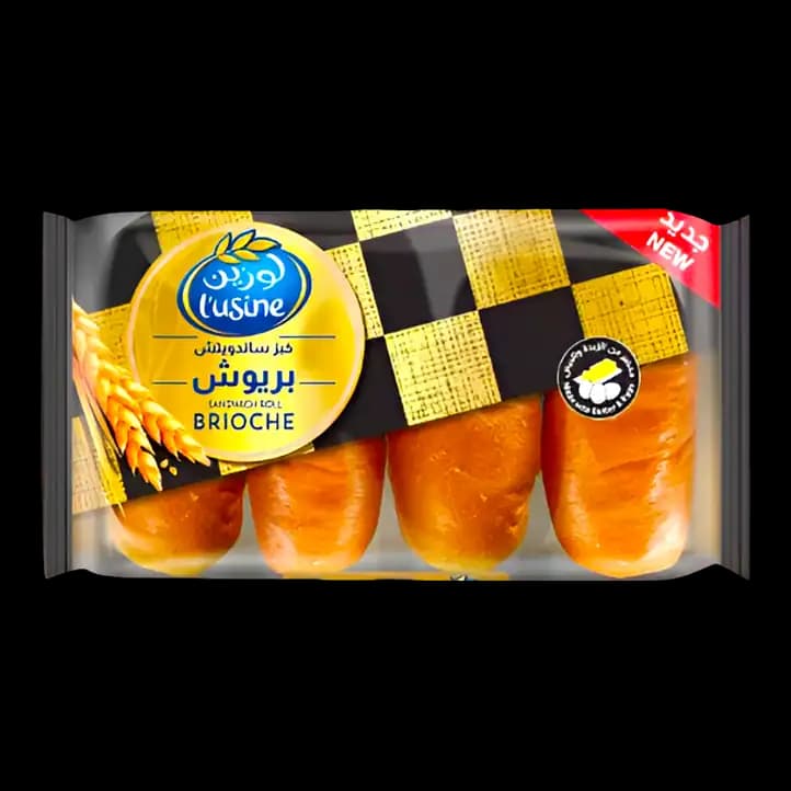 Lusine Brioche Sandwich Rolls, 300g