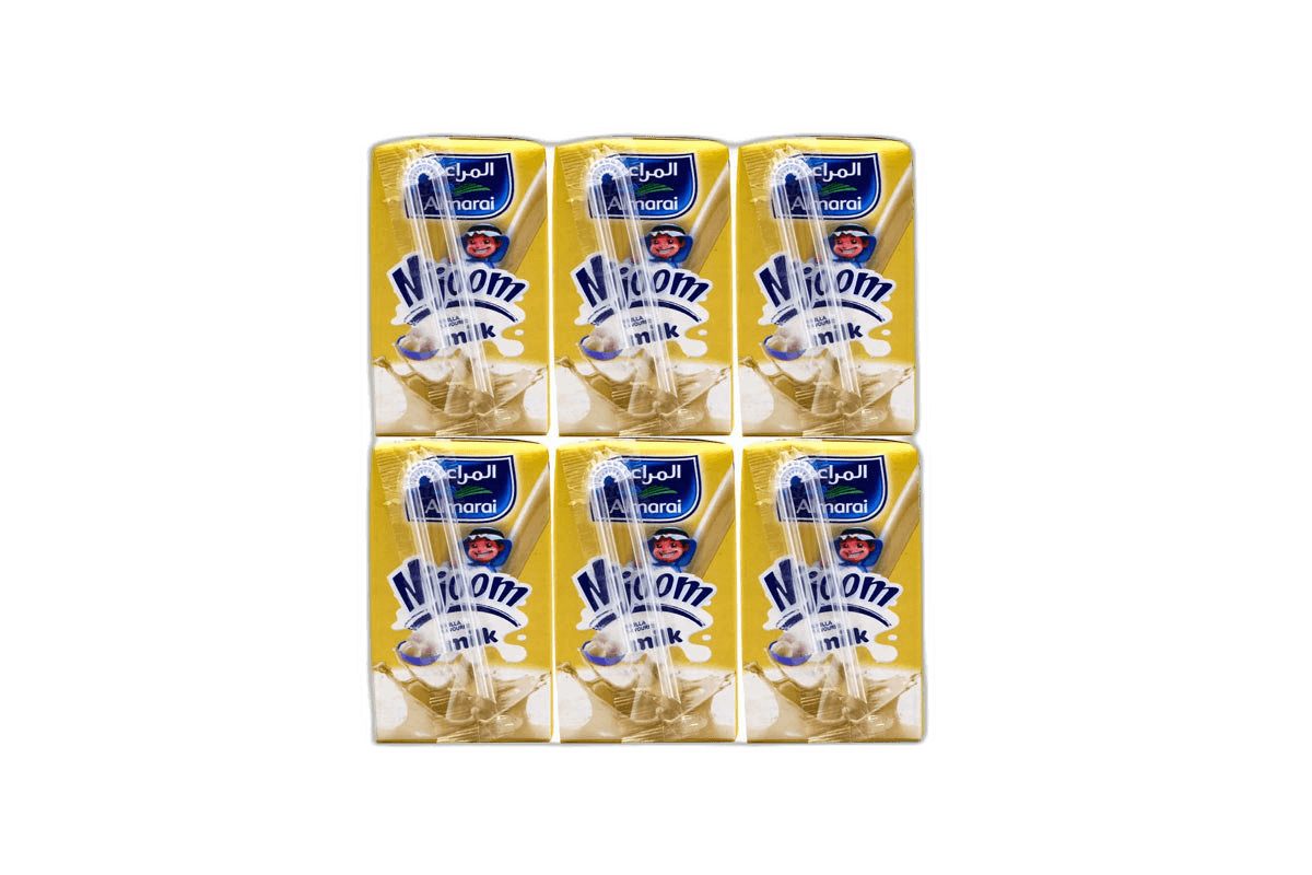 Almarai Nijoom Vanilla UHT Milk 6 x 150 ml