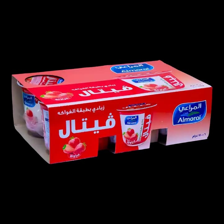 Almarai Vetal Lay. Strawberry Yoghurt 6 x, 140g