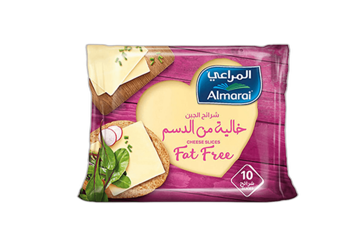 Almarai Fat Free Slice Cheese 200 g