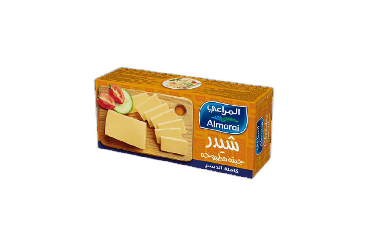 Almarai Full Fat Block Cheddar Cheese, 454g