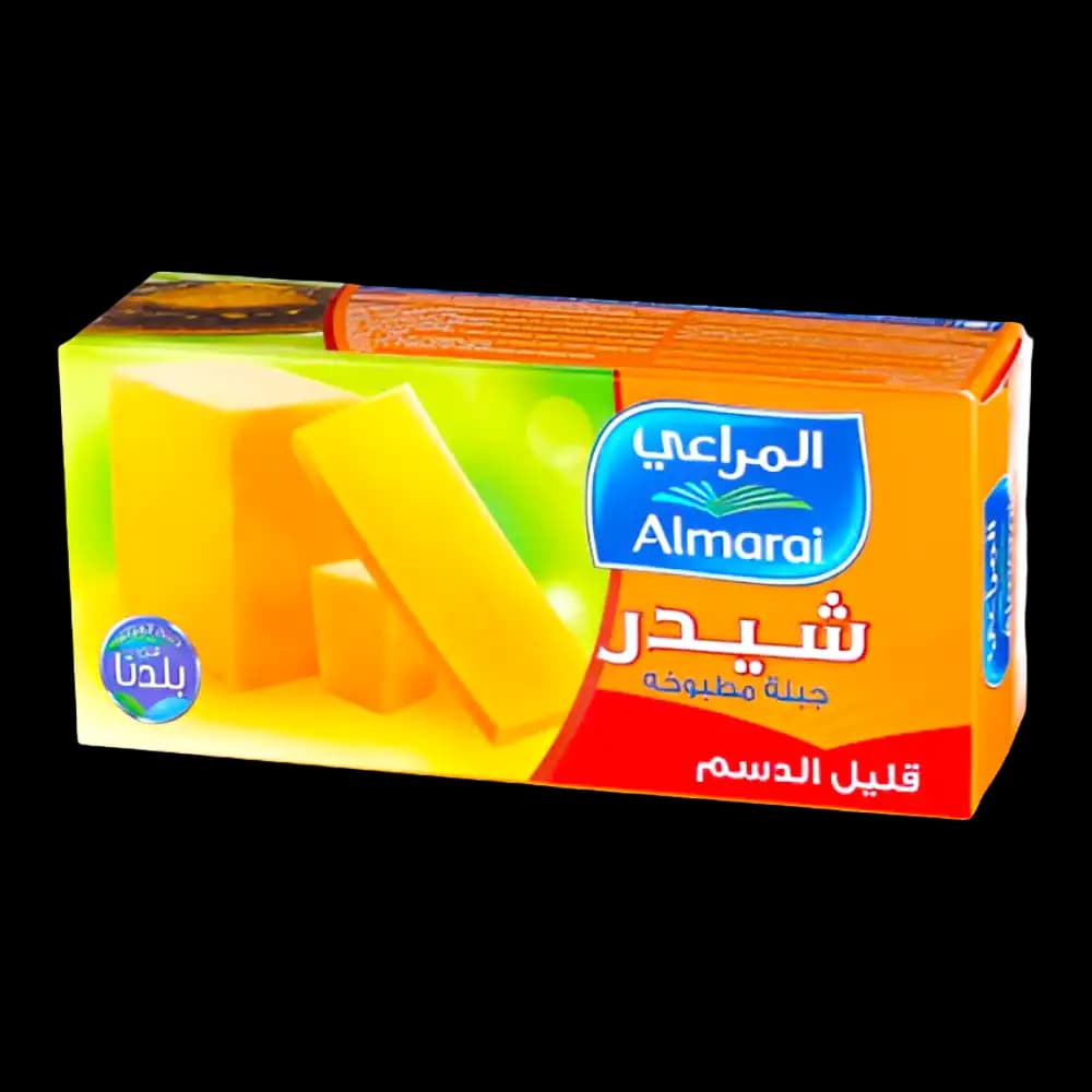 Almarai Low Fat Block Cheddar Cheese, 454g