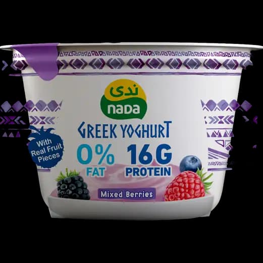 Nada Yogurt Mixed Berries 0% Fat Greek, 160g
