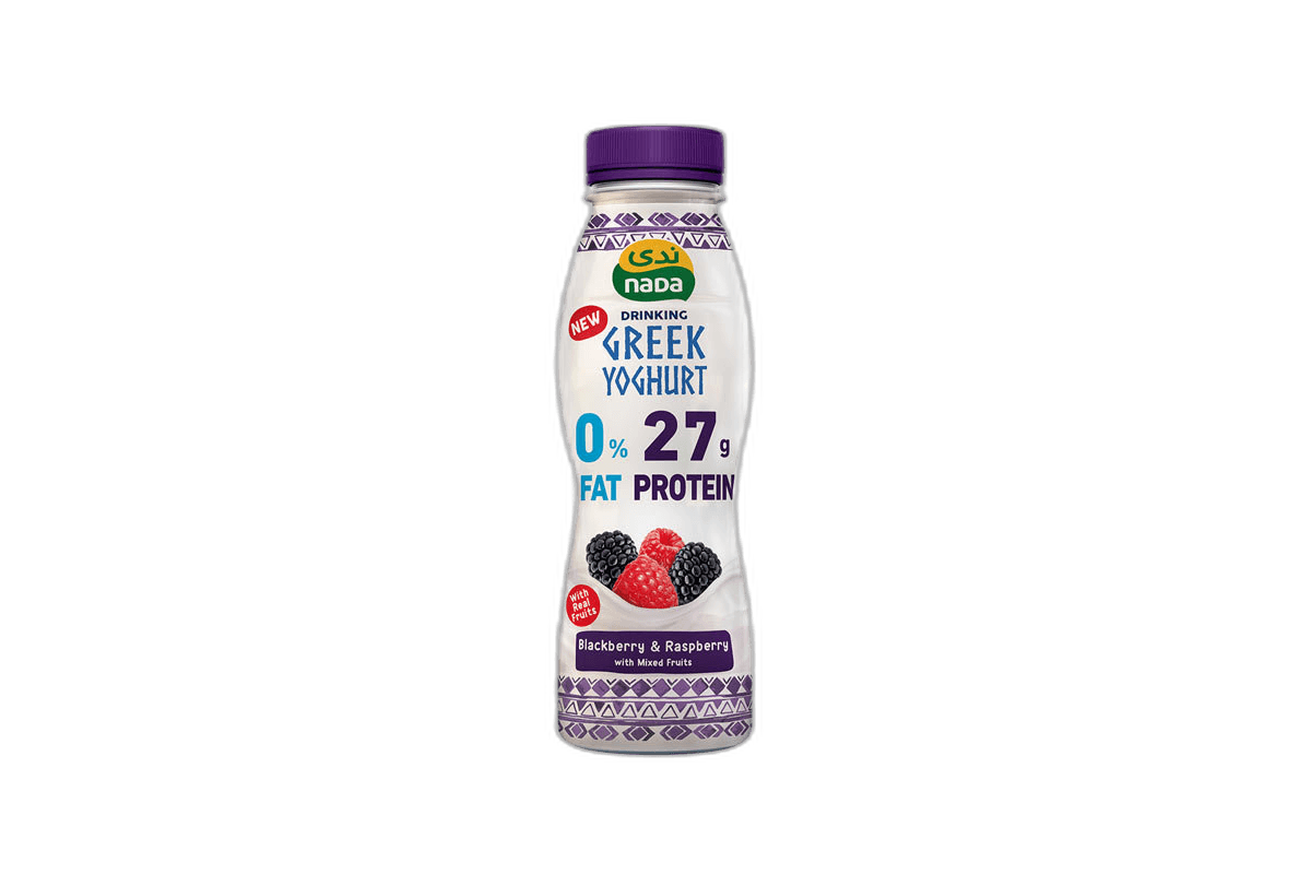 Nada Blk and Rspberry Drinking Greek Yog 330 ml